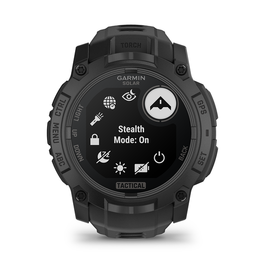 Reloj Garmin Instinct 3 - 50mm, Solar Tactical Edition Negro 010-02935-50