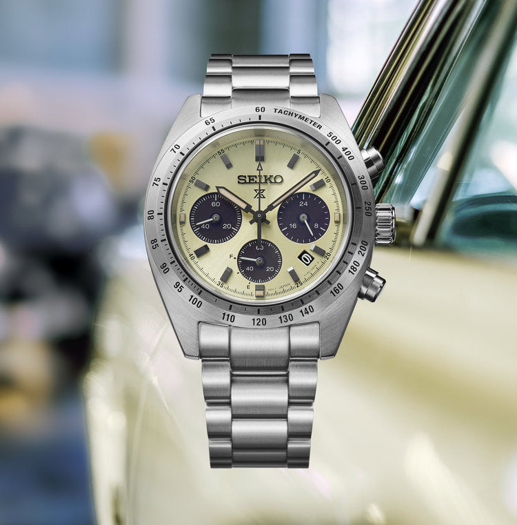 Reloj Seiko Prospex Speedtimer Solar EL Eur. Dorada SSC959P1