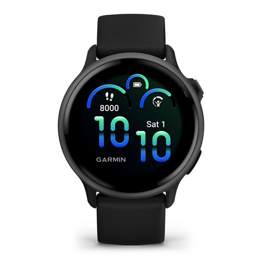 Reloj Garmin Vivoactive 6 Pizarra con Correa Negra 010-02985-00