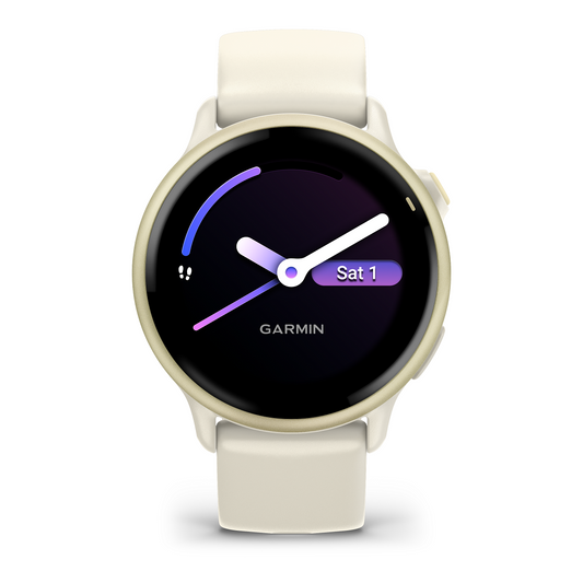 Reloj Garmin Vivoactive 6 Oro Lunar con Correa Hueso 010-02985-01