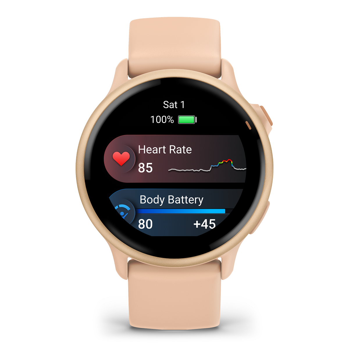 Reloj Garmin Vivoactive 6 Rosa Metálico con Correa Rosa 010-02985-03
