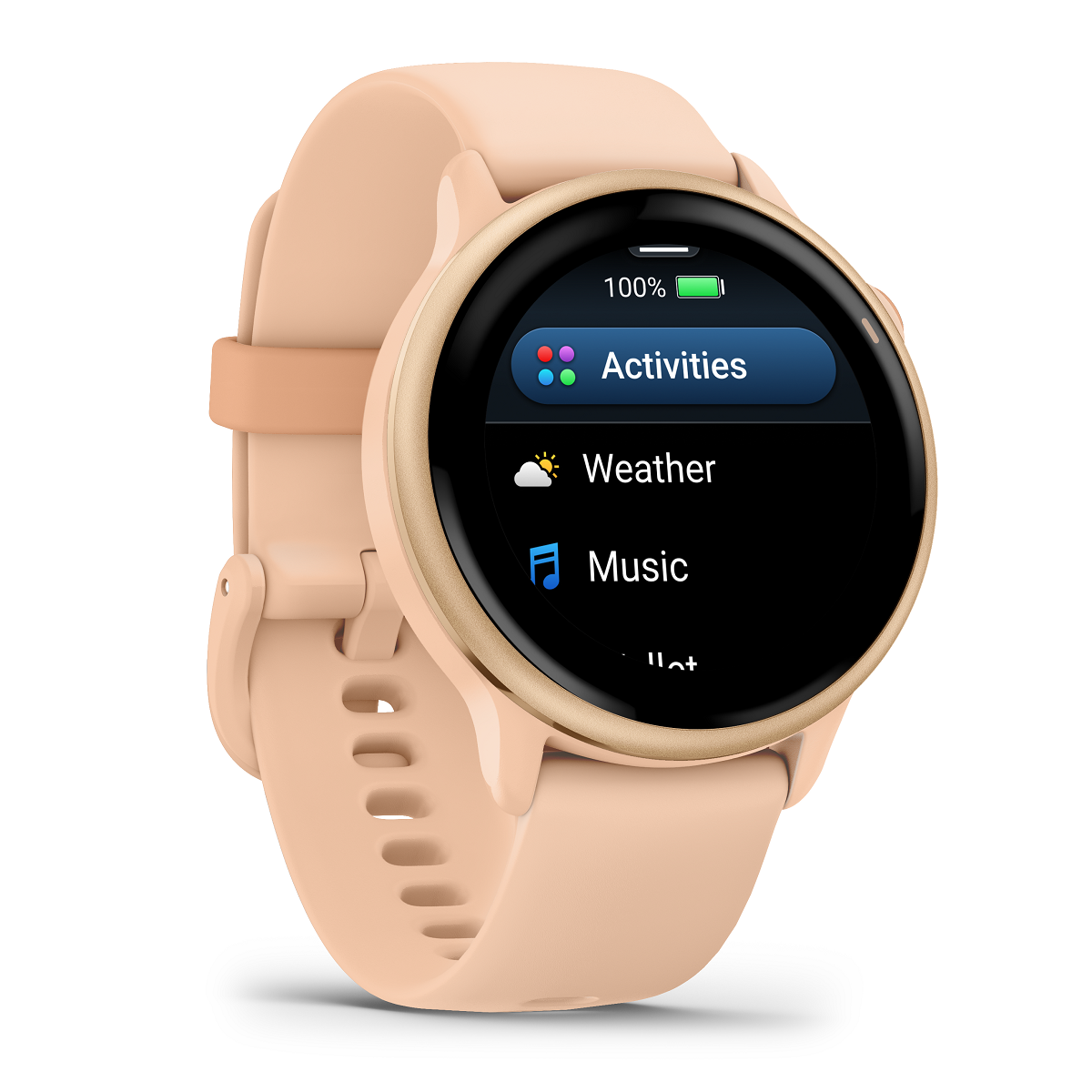 Reloj Garmin Vivoactive 6 Rosa Metálico con Correa Rosa 010-02985-03